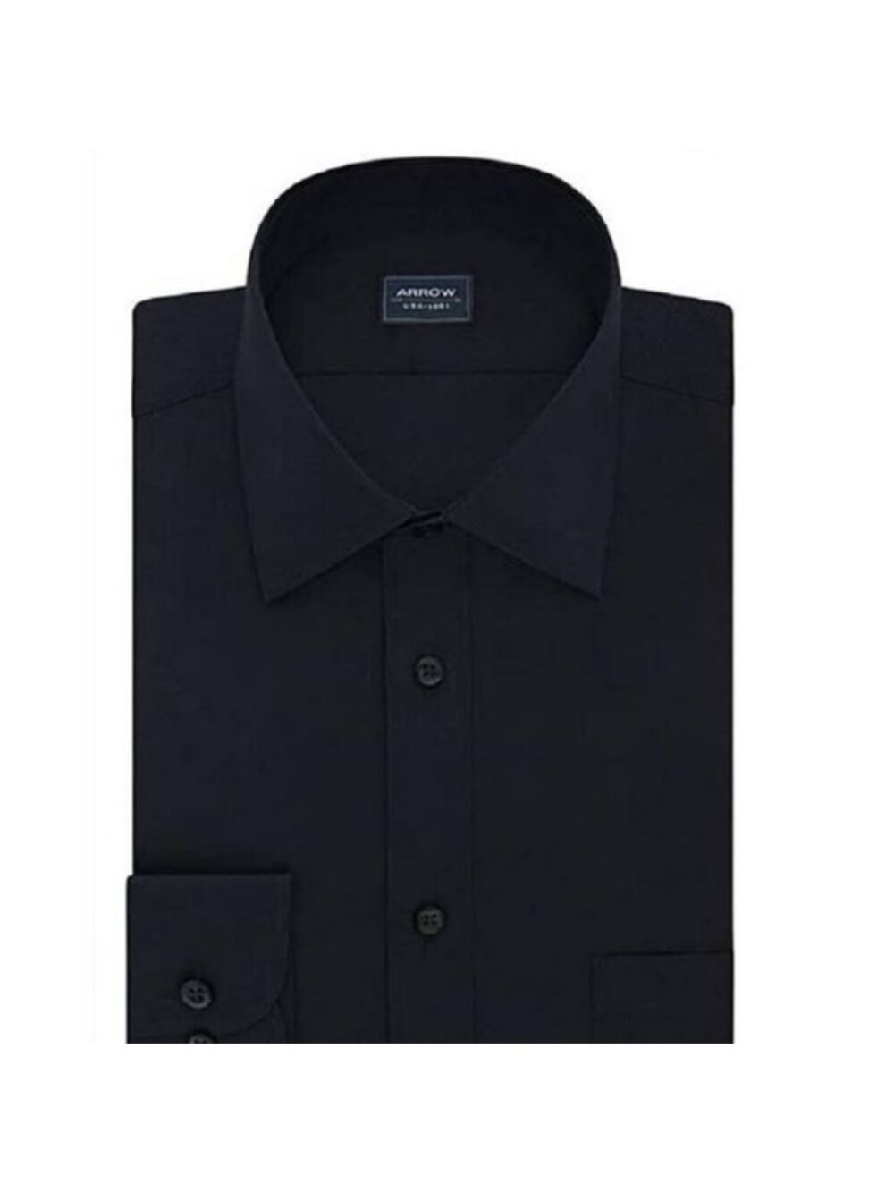 Arrow 1851 Regular-Fit Solid Textured Dress Shirt, 15-15.5" Neck 34-35" Sleeve,